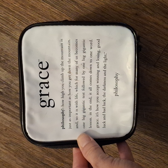 White Philosophy Grace Makeup Bag. - Picture 2 of 7